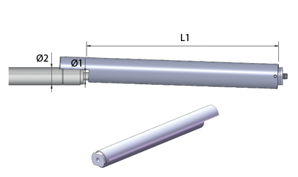 Desenho técnico - Tubos de travamento - Aço Inoxidável - AISI 304