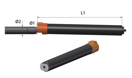 Technical drawing - Locking tubes